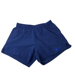 Nike Dri-Fit 2-in-1 Shorts  Blue Black Mens Medium